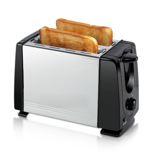 SILVER CREST 2-Slice Stainless Steel Electric Bread Toaster - image 2