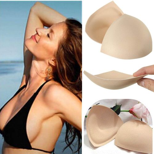 Generic 2PCS Foam Top Push Up Bra Pads Insert Sponge Enhancers Bikini  SwimWear