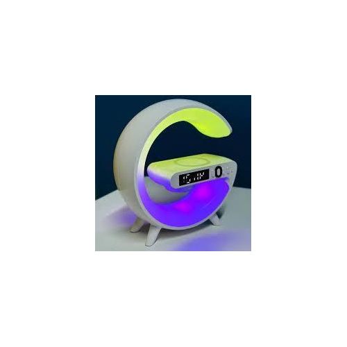 Generic G63 Speaker Atmosphere RGB Light, Wireless Charger and Clock - image 2