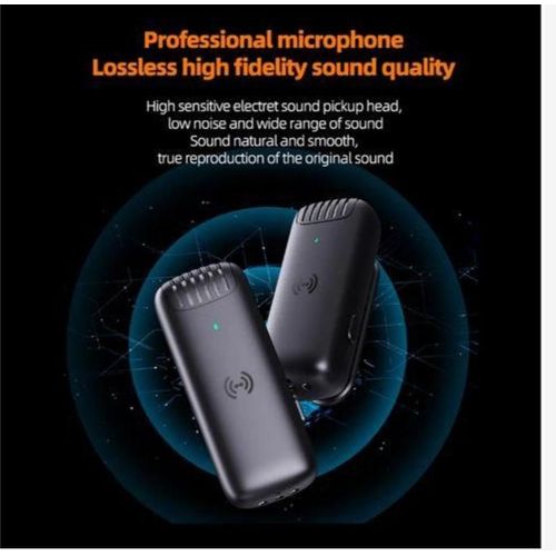 Generic J13 dual professional wireless Lavalier Microphone Rechargeable Noise Cancellation Lapel Mic - image 4