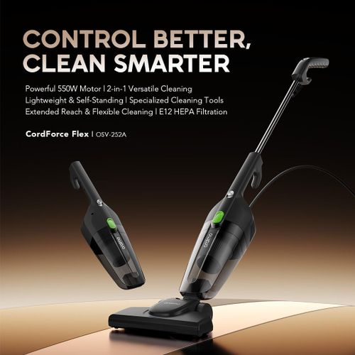Oraimo CordForce Flex Corded 2-in-1 Stick Vacuum Cleaner - image 2