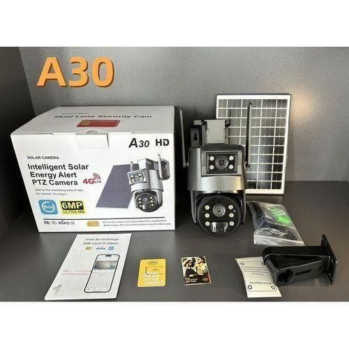 Generic 4G UBOX Dual Lens Solar PTZ Security Camera A30 - image 2