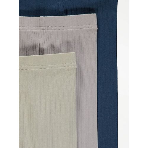 George Assorted Ribbed Leggings 3 Pack