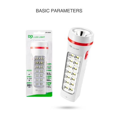 product_image_name-Generic-Torch Flash Light - Dp Rechargeable LED Handy Torch-1