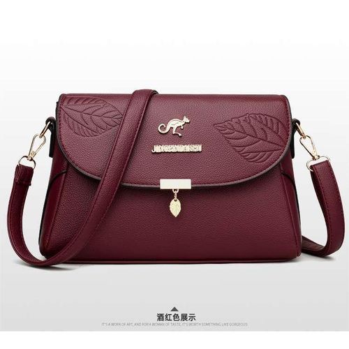 Fashion Wine red 2 shoulder strap adies/ women  office work  hand bag