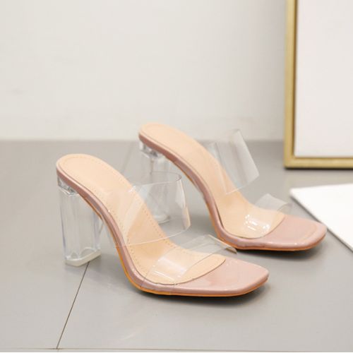 transparent heels on jumia