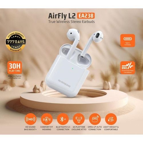 Riversong EA238 Airfly L2 True Wireless Earbuds White - image 3