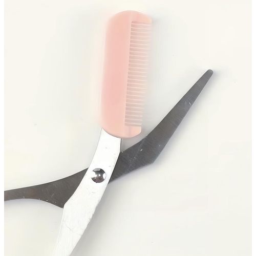 product_image_name-Generic-2-in-1 Eyebrow Scissors with Comb - Precision Grooming Shears for Shaping & Trimming Eyebrows, 12.5cm-5