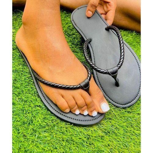Fashion Braids Ladies Outdoor Slippers