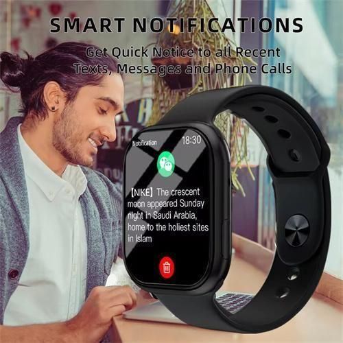 Generic Series 10 7-in-1 Strap 2.2" Bluetooth Call Full Touchscreen Smartwatch- For Android and iOS - image 3