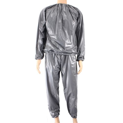 Sweat Sauna Suit for Gym Workout Exercise Unisex PVC Sweat Suit