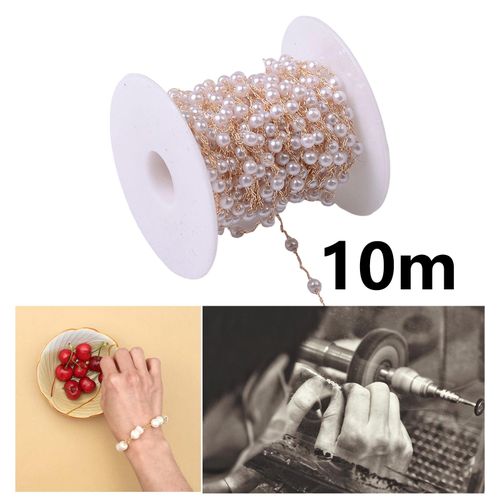 4mm Faux Pearl Beads, Decorative Beads,Garland Pearl Bead Roll