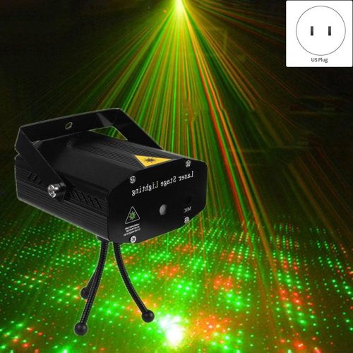 Generic LED Light Stage Light Atmosphere Light Sound Control Projection  Effect Suitable for Karaoke Ktv EU Plug