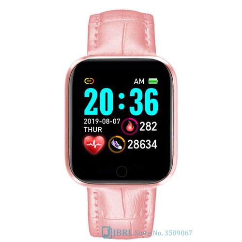 Aq General Square Smart Watch Women Men Smartwatch For Android Ios