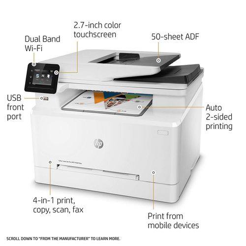 Hp LaserJet Pro Color MFP M281fdw Printer