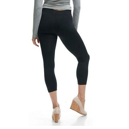 product_image_name-Fashion-Classic Three Quarter Leggings - Black-2