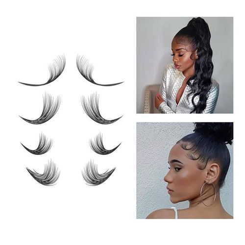 Baby Hair Temporary Tattoo Stickers, Fashion Hair Edge Tattoo Edges Curly  Hair, DIY Hairstyling Hair Tattooing Template Hair Stickers Lasting Makeup  Tool 