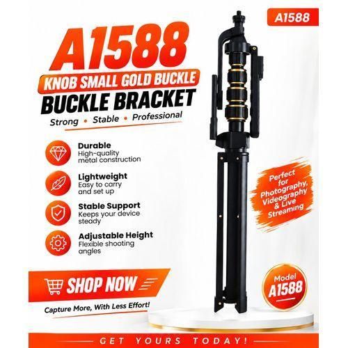Generic A1588 LONG TRIPOD STAND FOR PHONES WITH BLUETHOOTH REMOTE-Monopod Stand