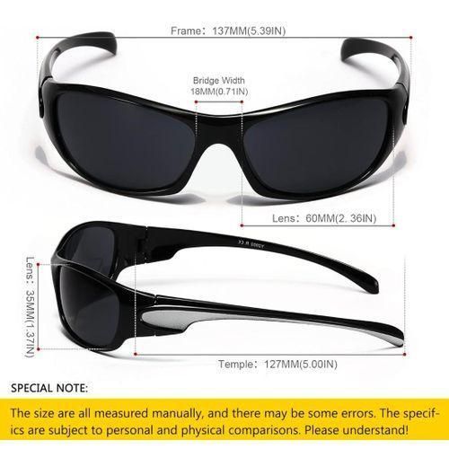 ONIBENZ Trendy Acrylic Black Glasses + Glass Case - image 4