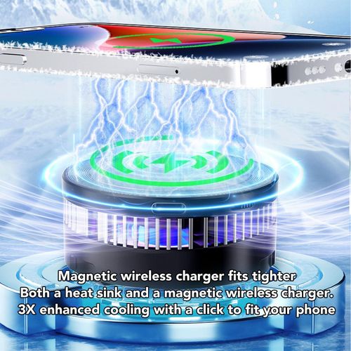 product_image_name-Generic-Mobile Phone Cooler Phone Cooling Fan for Gaming Fit All Types of iPhone Android Smartphones, Mobile Phone Radiator with 20 Pcs Gaming Finger Sleeves For Free-3