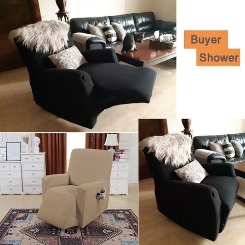 Generic Stretch Recliner Chair Covers Washable Jacquard Fabric Non slip Sofa White Jumia Nigeria