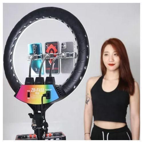 product_image_name-Generic-RGB 18 Inches Selfie Ring Light With Stand 45CM- Colours-3