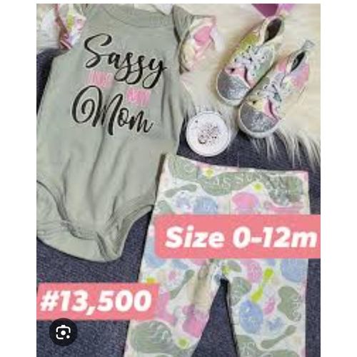 product_image_name-Generic-0-12 Month Baby Girl Sleeveless Dress -3