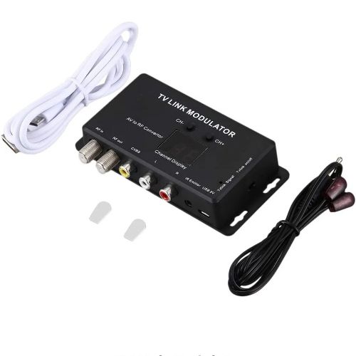 Tm70 Uhf Tv Link Modulator Av To Rf Converter Ir Extender With Channel Display 31416229