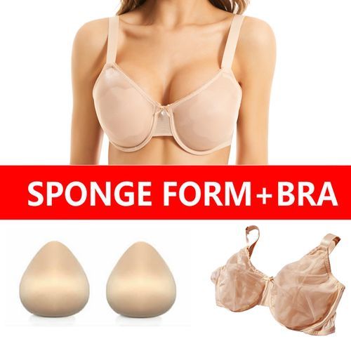 Generic Pocket Bra For Silicone Breastforms Mastectomy