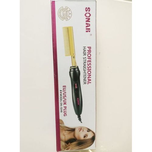 product_image_name-Generic-Sonar Professional Hair Straightener Hot Comb-1