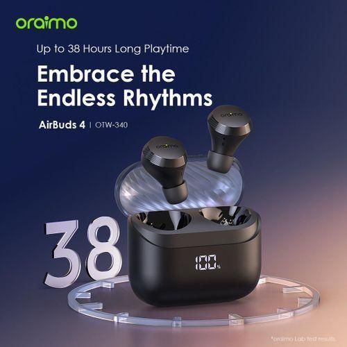 Oraimo Air Buds 4 True Wireless Bluetooth Earbuds LED Screen Display ENC - image 6