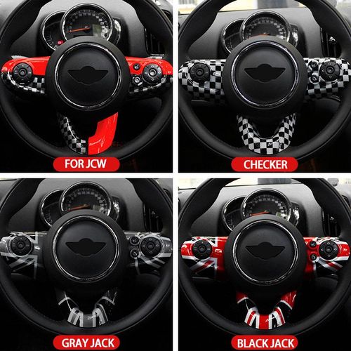  Autocollants Intérieurs De Voiture Pour Mini Pour Cooper F54  F55 F56 F57 F60 Décoration De Couverture De Protection En Fiber De Carbone  Autocollant Décalque (Color : Q)