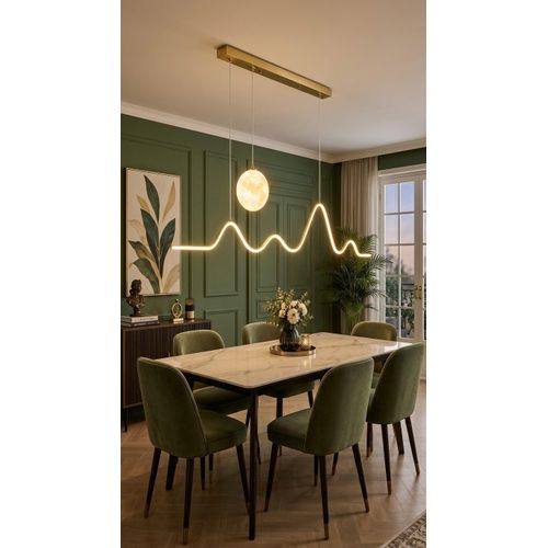 Generic Classic Modern Dining 3 colour display ceiling drop chandelier led light for bar and restaurant spaces - image 2