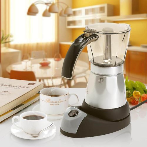 Alicia Electric Moka Pot Coffee Maker for Authentic Italian