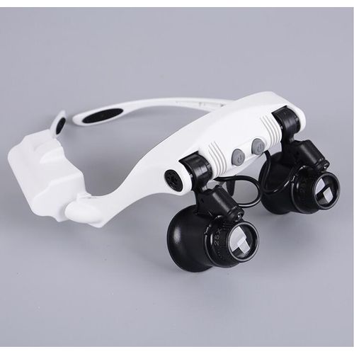 Jewelers loupe with 10x and 20x lenses, Led Light, Value Priced