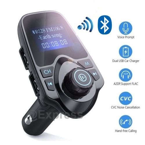 Generic T11 Multifunction Wireless Car MP3 Player Bluetooth FM Transmitter