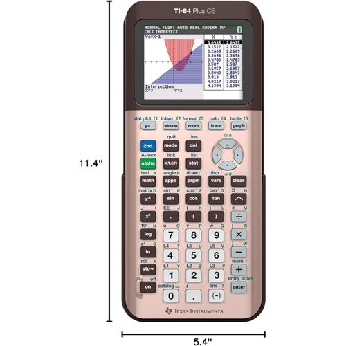 Texas Instruments TI-84 Plus CE Python Color Graphing Calculator - Rose Gold - image 6