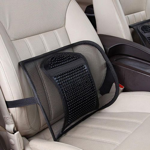 Chair Back Support Massage Cushion Mesh Relief Lumbar Brace Car