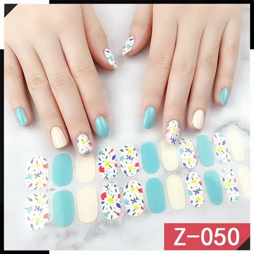 Tutorial Nail Art Stickers - YouTube