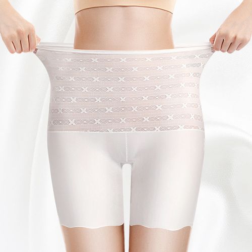 Women Safety Shorts Lace Pants Silk Ice Low Waist Seamless Panties