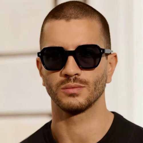 product_image_name-Fashion-Men Classic Black Sunshades Glasses with Case-2