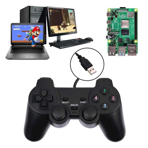  USB Wired Game Controller for Windows PC/Raspberry Pi