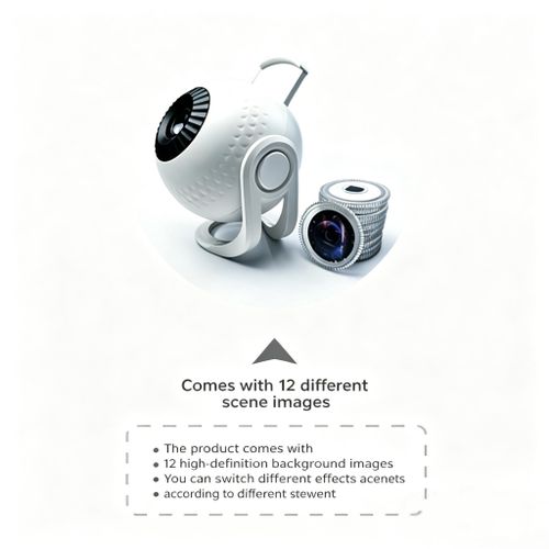 Generic Galaxy Projector 12 Styles of Starry Sky Projector Night Lights with Adjustable Focus - image 3
