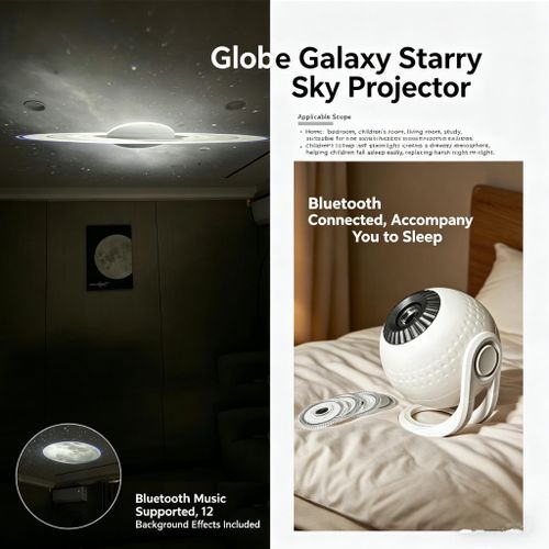 Generic Galaxy Projector 12 Styles of Starry Sky Projector Night Lights with Adjustable Focus - image 5