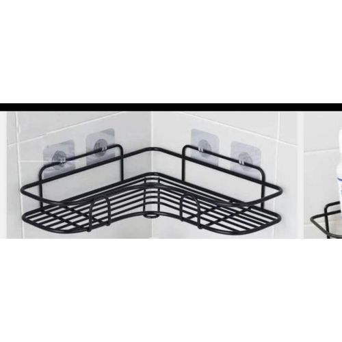 Generic Bathroom/Toilet Corner Iron Shelf Rack.