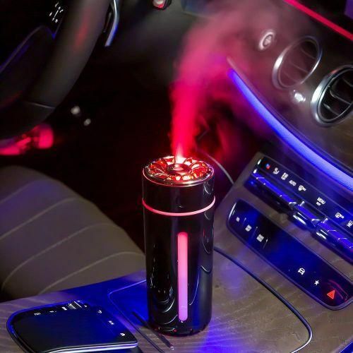 Generic Purple Aroma Portable USB Humidifier With LED Night Light - image 2