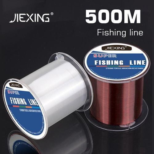 Generic Jiexing High Quality Multiple Color 500m Super Strong Fishing Line  Japan Monofilament Nylon Fishing Line 2-35lb