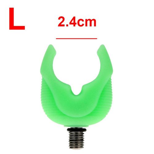 Generic Hyaena 1pcs Luminous Green Silicone Fishing Rod Holders