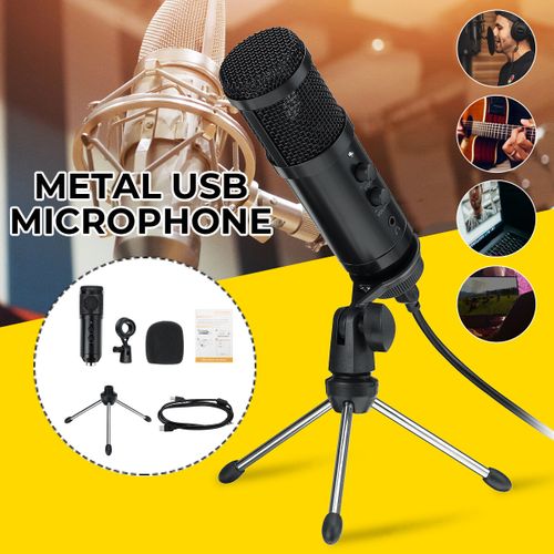 Professional Usb Pc Microphone Studio Cardioid Condenser Mic Kit