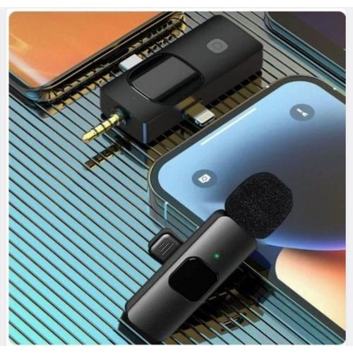 Generic Dual Wireless Lavalier Microphone TYPE-C Android Phones IPhone + IOS Adapter - image 4